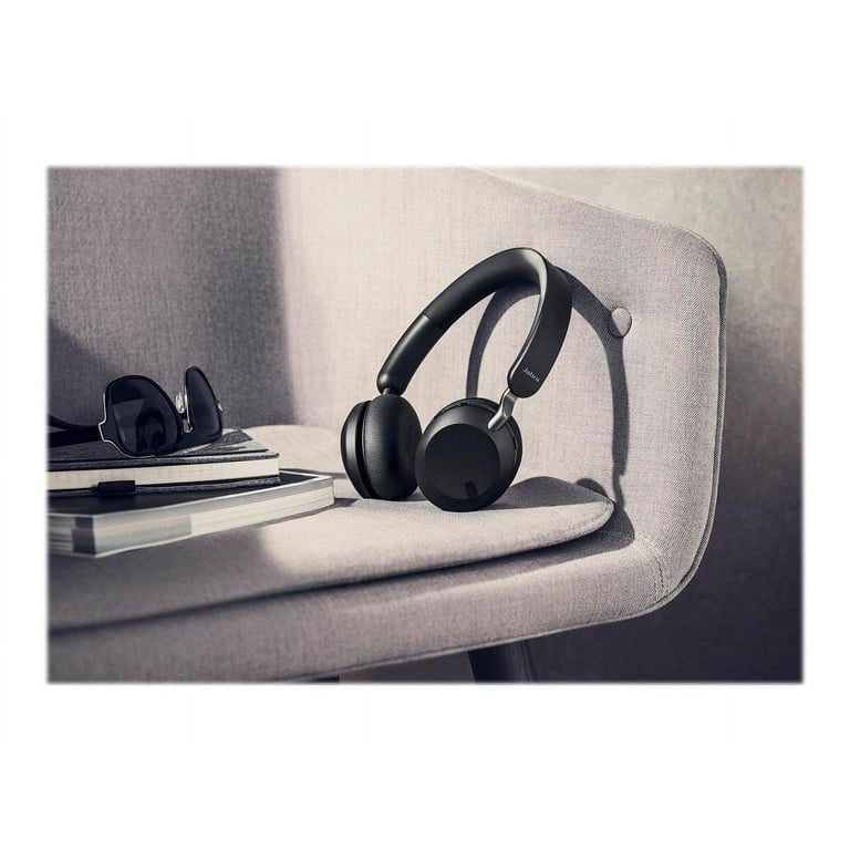 Jabra Elite 45h - Headphones with mic - on-ear - Bluetooth
