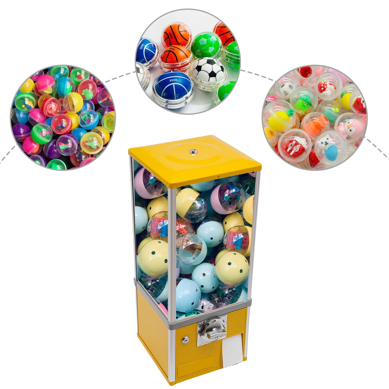Ball Candy Vending Machine 4.5to5cm Capsule Toy Gumball Machine For Retail Store