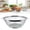 D, variant on Clearance Under $5, 1 Pack Large Stainless Steel Colander, Fine Mesh Strainer with Handles, Kitchen Sieve with Resting Base for Rinsing Vegetables and Draining Pasta, 28cm (F)