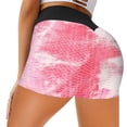 thumbnail image 1 of Mefallenssiah Femmes Hanche Taille Haute Yoga Impression Course Levage Short de Sport de Remise en Forme, 1 of 5