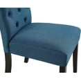thumbnail image 3 of Upholstered Dining Chairs Set of 2, High Seat Back Dining Chair with Solid Wood Legs, 3 of 5