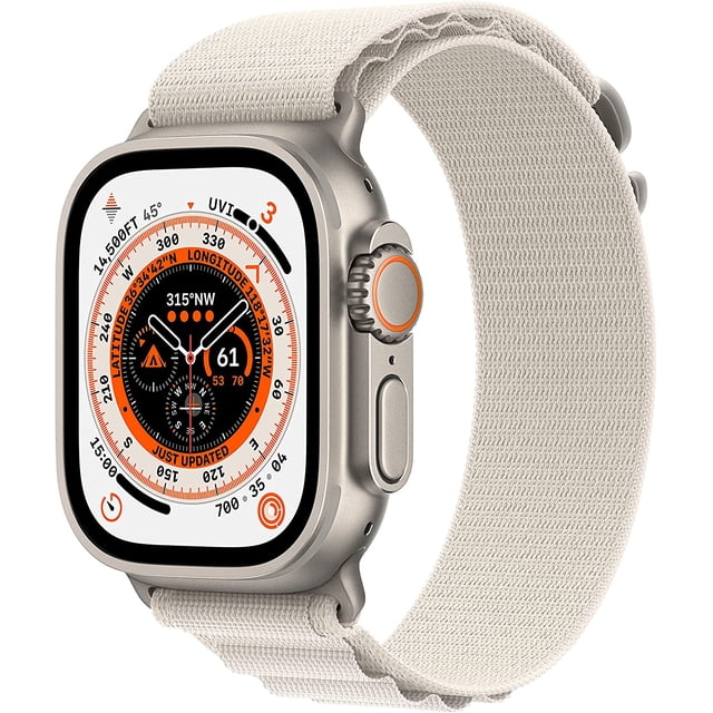 Apple Watch Ultra 49MM GPS + Celular 4G Blanco Titanio Refurbished Premium