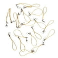thumbnail image 4 of 20 piezas de cuerda trenzada de poliéster con cierre de langosta, colgantes para llavero o teléfono. Oro, 4 of 9