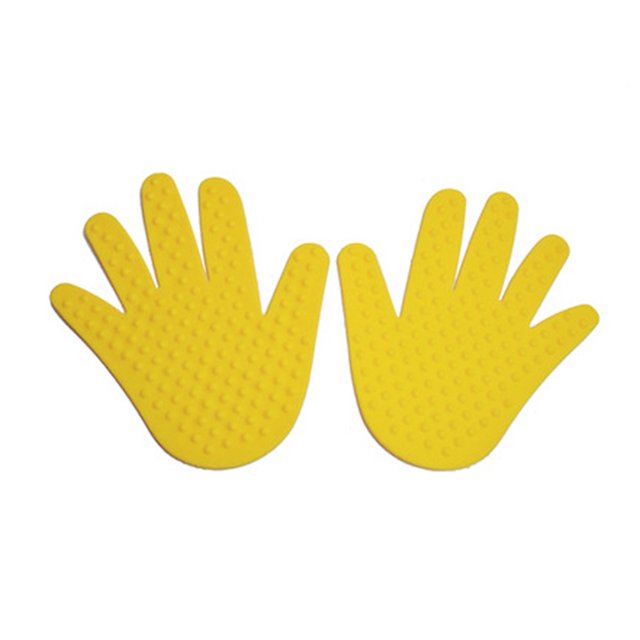 Juego de suelo para manos y pies Likrtyny alfombrilla de juego para niños juguetes deportivos sensoriales amarillo a mano
