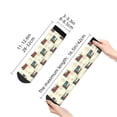 thumbnail image 2 of Bingfone Retro Steampunk Vehicle Design Patterned Men's Women's Casual Cotton Socks, 2 of 5