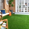 thumbnail image 3 of SAFAVIEH Turf Nicol Solid Indoor/Outdoor Runner Rug, Green, 3'3" x 10', 3 of 8