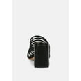 thumbnail image 5 of Fairleigh Black Strappy Slip On Sandals, 5 of 7