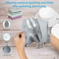 thumbnail image 2 of 9 PACK Microfiber Glass Cleaning Cloths,15.7"x11.8" Lint Free Stainless Steel Windshield Shower Cleaning Cloth,Wine Glass Polishing Towel,Microfiber Wipes for Cleaning, Glass and Window Cleaner, 2 of 8