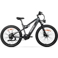 thumbnail image 6 of PASELEC 27.5" Fat Tire Electric Mountain Bike for Adults, 8-Speed Ebike, 48V 15.6Ah Built-In & Removable Battery, 5 Riding Modes, 60 Miles Long Range, Dual Hydraulic Brakes, Full Suspension, UL2849, 6 of 11