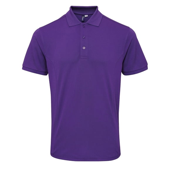 Premier Mens Coolchecker Plus Pique Polo With CoolPlus