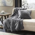 thumbnail image 3 of Edina Faux Fur Throw Natural 50x60", 3 of 4