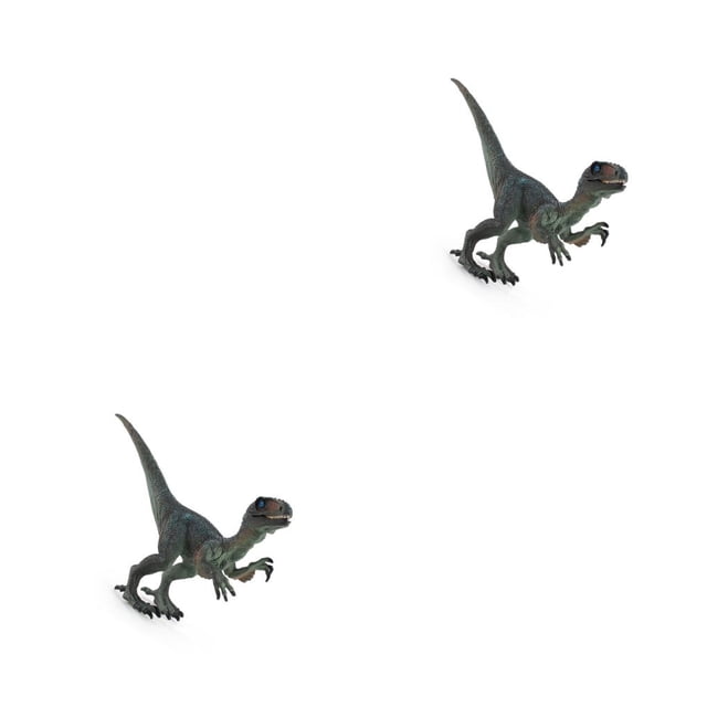 Naiovety Dinosaurios de acción Simulación sólida Dinosaurio Juguete Adornos Modelo de animales Figuras Regalo cognitivo para niños Suministros Tipo 1 2piezas Naiovety CBP586510