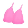 thumbnail image 1 of Copa Menstrual Reutilizable A Prueba De Fugas Copa Menstrual Copa Menstrual De Silicona Almohadilla De Tampón Herramienta Menstrual Femenina Alternativa Pink2pcs L ANGGREK AJ1411, 1 of 8