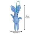 thumbnail image 3 of Rabbit Plush Pendant Rabbit Doll Easter Decoration Gift (Blue), 3 of 9
