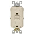 thumbnail image 2 of Leviton Manufacturing R02-AFTR1-0KT 15 amp AFCI Tamper Outlet, Light Almond, 2 of 3