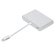 thumbnail image 2 of Adaptador de aleación de aluminio para interfaz de sistema IOS a HDMI+VGA+3,5 mm, color plateado, 2 of 12