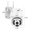 thumbnail image 1 of Camara De Seguridad Wifi 2 Antenas Exteriores E Interiores Color Blanco, 1 of 5