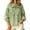 Green, variant on Women's Linen Style Shirt Long Sleeve Bow Tie V Neck Pleated Chest Elastic Lantern Cuff Button Front Loose Casual Top Pink XXL