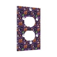thumbnail image 2 of Kll Halloween Sweet Candy Wall Plate,Gloss Finish,Standard Size 1 - 5" X 3", Polycarbonate Thermoplastic,Electric Receptacle Plug Covers, 2 of 8