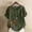 Army Green, variant on QUNYINEY Floral Womens Tshirts Short Sleeve Crew Neck Casual Tops Button Cotton Linen Loose Pullover Womens Tops