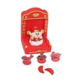 thumbnail image 2 of DOLITY Chinese Deity Statue with Tribute Set Multipurpose Decorative Fengshui Decor Caishen, 2 of 9