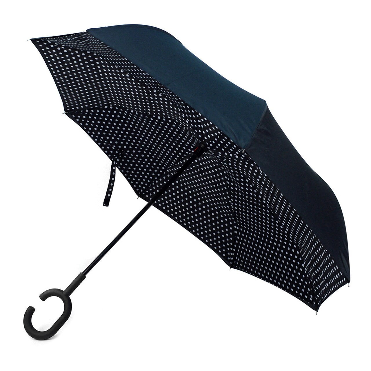 Womens Accessories Umbrellas Mango Houndstooth Umbrella in Black 