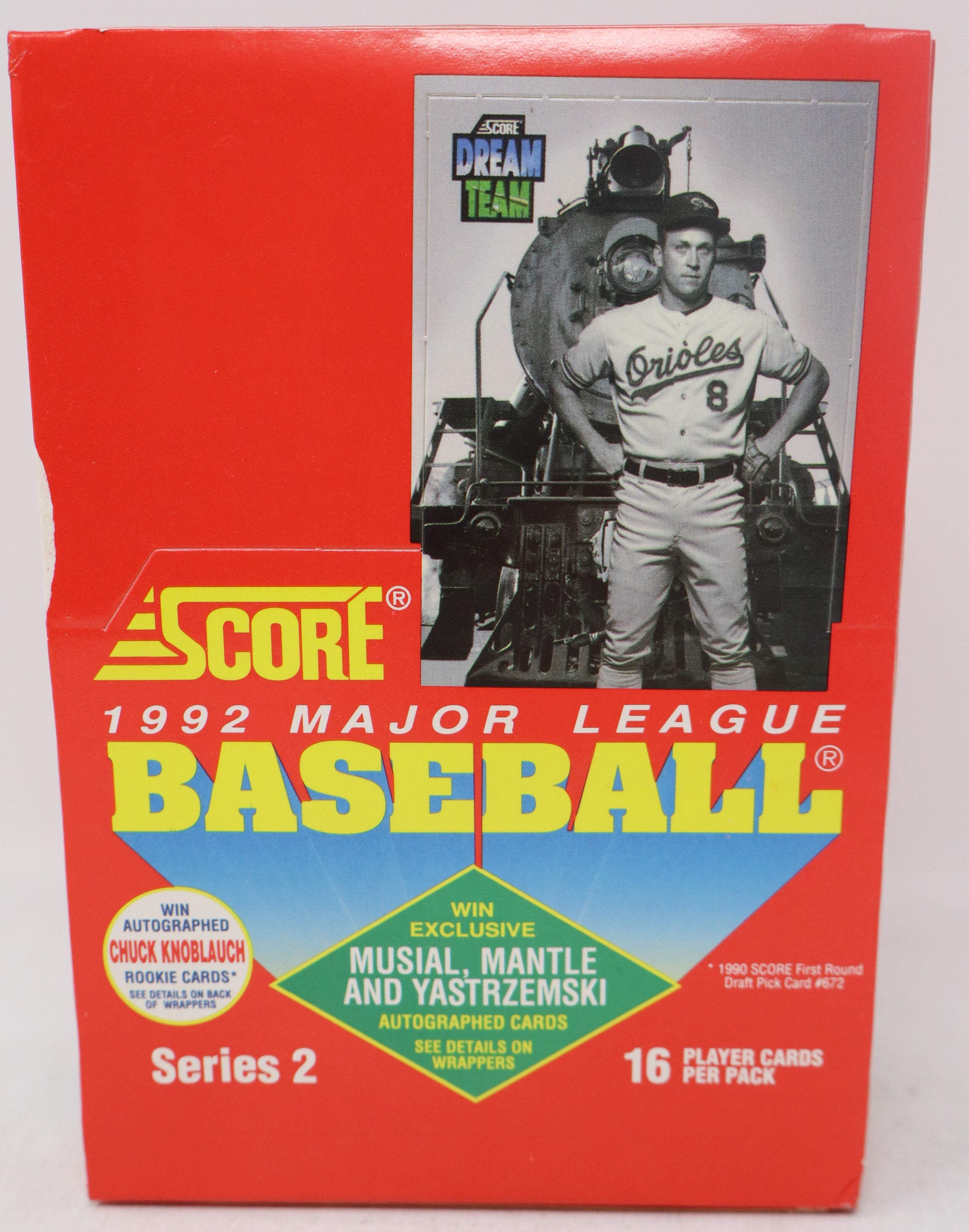 MLB 1991 Score Baseball Card Factory Sealed Collectors Set