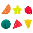thumbnail image 2 of PRETXORVE Fruit Mark Family Party Party Red Wine Glass Goblet Recognizer Wine Utensils, 2 of 9