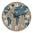 thumbnail image 2 of Designart 1 in Rustic Wall Clock, 2 of 5