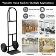 thumbnail image 5 of Gymax Heavy Duty Hand Truck Metal Dolly Cart w/ P-Handle & Rubber Wheels 770 LBS Max Load, 5 of 10