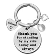 thumbnail image 1 of Bridesmaid Proposal Gift from Bride Bridesmaid Wedding Keychain Gift Appreciation Gift for Friends Sister Bestie Bridesmaid Thank You Gift Bridal Shower Keyring Gift Bachelorette Party Jewelry Gift, 1 of 4