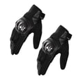 thumbnail image 1 of Eigraketly Paquete de 2 guantes para motocicleta, guantes cómodos de malla portátiles, Protector de manos inastillable, deporte antideslizante para Ciclismo Negro METRO Eigraketly OD027625-05, 1 of 6