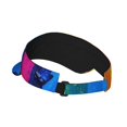 thumbnail image 2 of Sikiie Rainbow Colored Sun Visor Hat Adjustable Velcro Golf Visor Sports Sunscreen Visor Hat for Outdoor Activities, 2 of 7