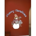 thumbnail image 2 of Wallhogs Schmeltzer Snowman Skater Cutout Wall Decal, 2 of 2