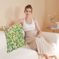 thumbnail image 3 of Taotanxi Lemon Cotton Linen Throw Pillow Case Fruits and Leaves Floral Pillow Cushion Covers Home Sofa Decorative 18 X 18 Inch, 3 of 6