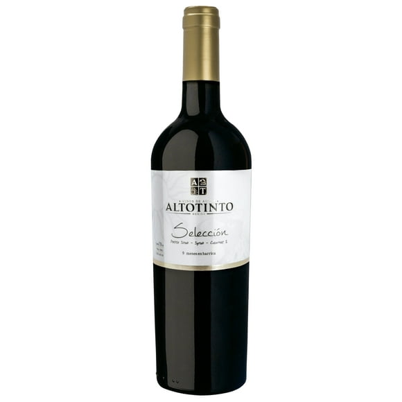 Vino Tinto Altotinto Selección 750 ml Vid Mexicana Vino Tinto