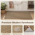 thumbnail image 5 of SIXHOME 20" x 71" Kitchen Rug and Mat Nonslip Stripes Indoor Floor Rug Beige, 5 of 7