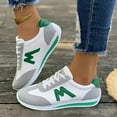 thumbnail image 2 of YLYL Women Wide Toe Sneakers Fashion Leather Suede Non-Slip Walking Running Tennis Sneakers, 2 of 6
