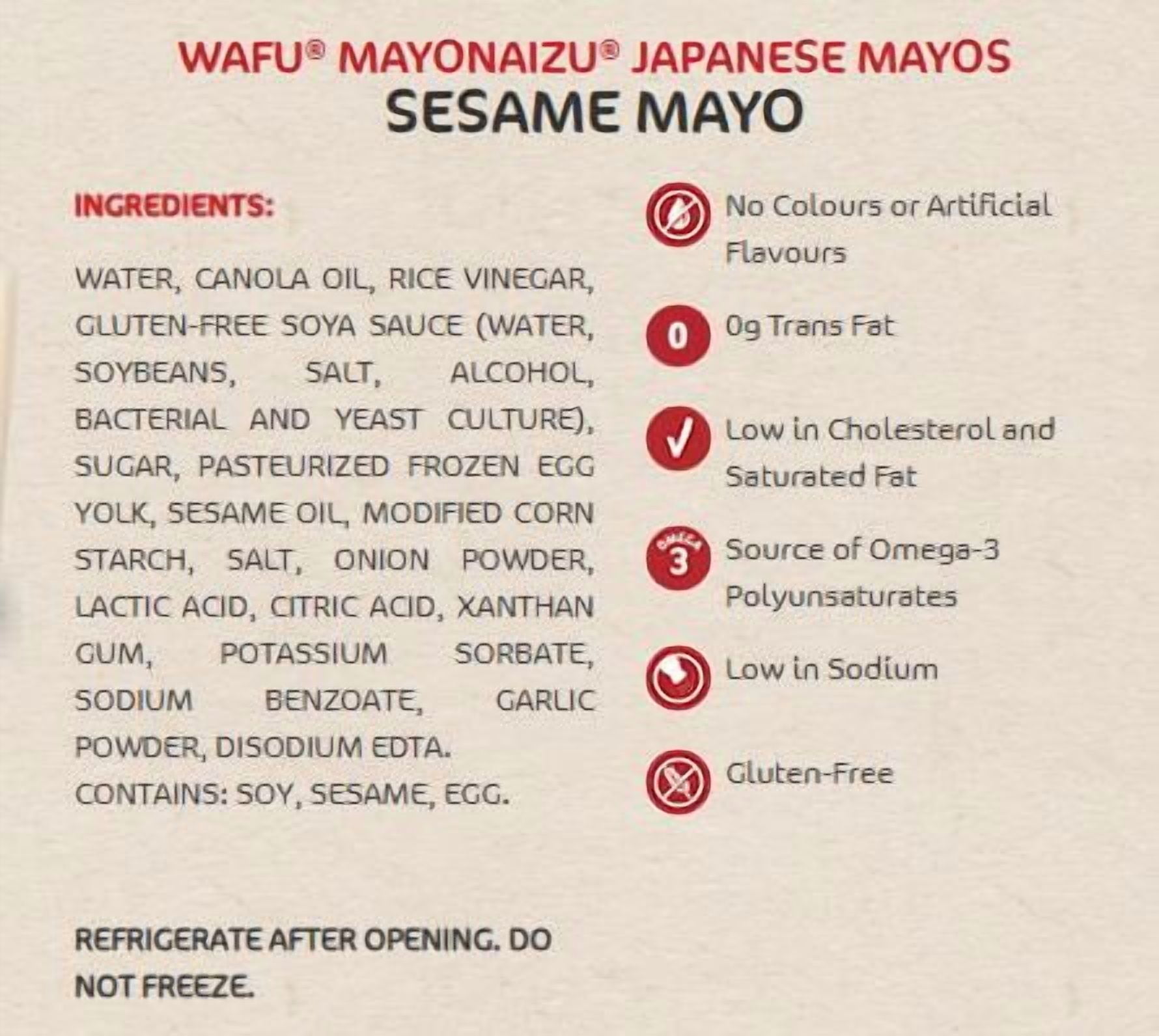 Wafu Sesame Mayonaizu Japanese Style Spread, 250ml, 250 mL