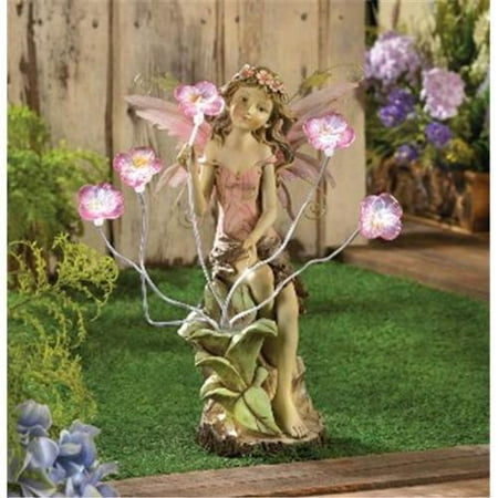 Zingz & Thingz 57070076 Peony Fairy Solar Statue