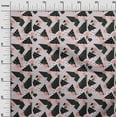 thumbnail image 2 of oneOone Viscose Jersey Pale Pink Fabric Geometric & Rose Floral Quilting Supplies Print Sewing Fabric By The Yard 60 Inch Wide, 2 of 5