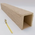 thumbnail image 6 of Ekena Millwork 7 1/2"W x 9 1/2"H x 192"L 3-Sided (U-Beam) Salvaged Timber HeritageTimber Faux Wood Ceiling Beam, Primed Tan, 6 of 12