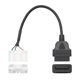thumbnail image 2 of Arnés Obd2 Compatible Con Tesla Model 3 Obd2 26Pin, Conector De Cable De Diagnóstico De Coche, Cable Adaptador De Diagnóstico Abs Eigraketly VI011784-00, 2 of 6