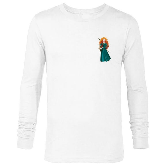 Disney Princess Merida Small Pose - Long Sleeve T-Shirt for Men - Customized-White