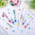 thumbnail image 6 of 24Pcs Multi-Color Beaded Pens 4-in-1 Colorful Beaded Pens Retractable, 6 of 7