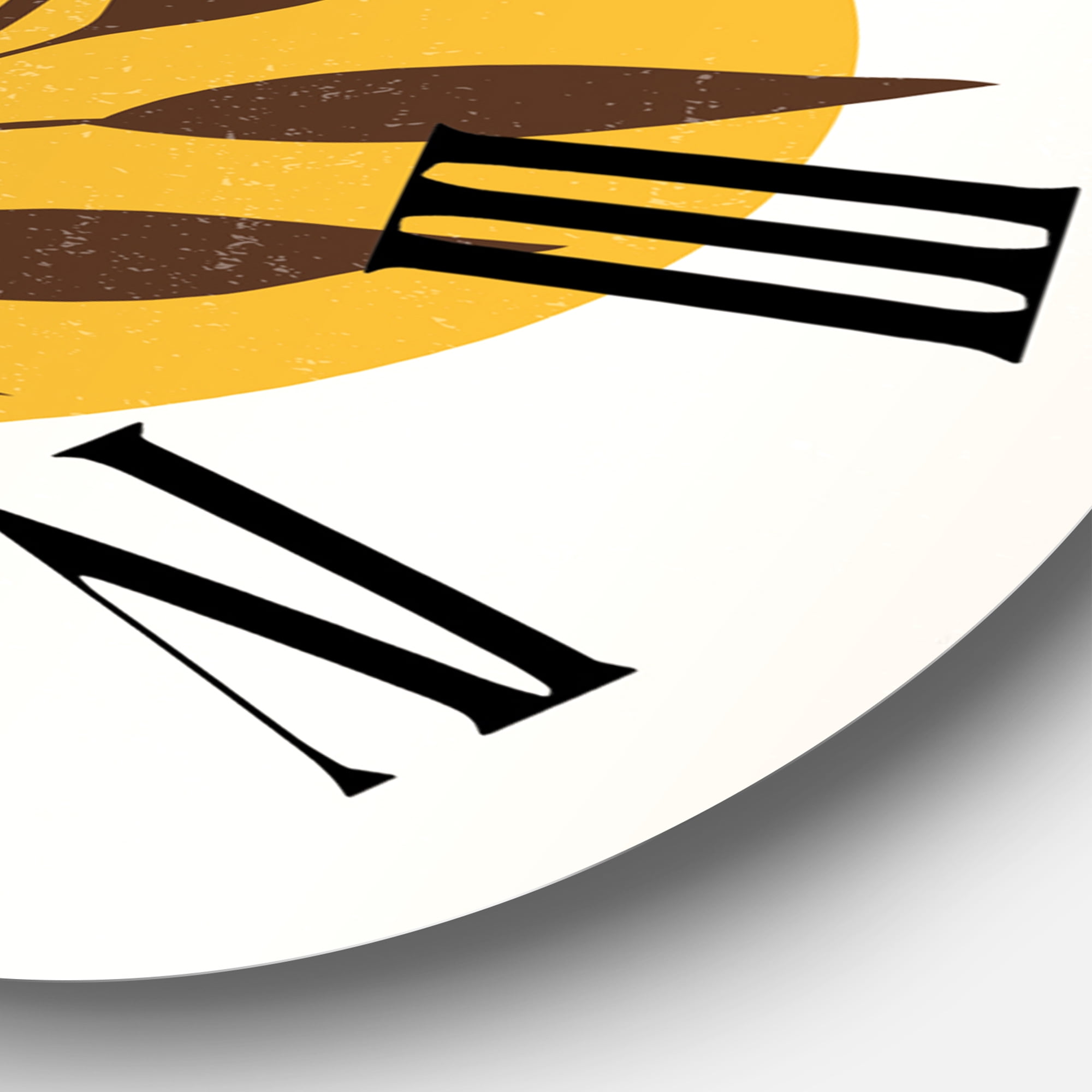 Designart 1 in Modern,Contemporary Wall Clock