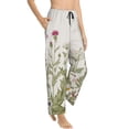 thumbnail image 2 of Uemuo Herbs and Wildflowers Pattern Women's Wide Leg Palazzo Lounge Pants with Pockets Light Weight Loose Comfy Casual Pajama Pants-Medium, 2 of 9