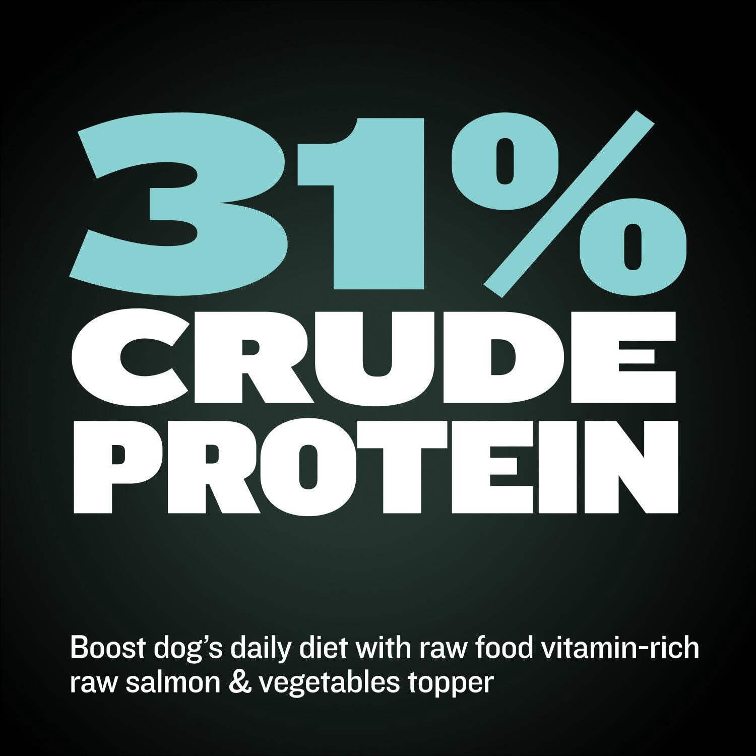 Bully Max Freeze-Dried Salmon Flavor Raw Dog Food Topper, 7 oz. Bag