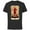 Black, variant on Tarot Arcana Daredevil as the Justice Card - Short Sleeve Cotton T-Shirt for Adults - Customized-Natural