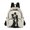 Skeleton Love Silhouette, variant on JIALIOU Mini Backpack Purse for Women Quilted Casual Daypack Small Travel Shoulder Bag, Ship on Sea and Shell